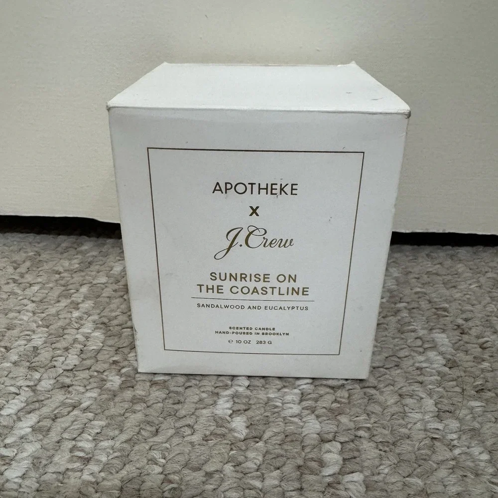 J.Crew x Apotheke Scented Candle Sunrise On The Coastline Sandalwood  Eucalyptus